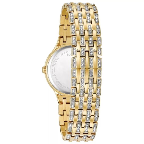 Bulova Phantom Women Quartz Crystal Gold Stainless Steel Watch - Picture 4 of 5
